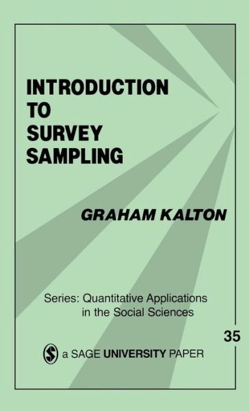 Cover for Kalton Graham · Introduction to Survey Sampling (Hardcover Book) (1983)