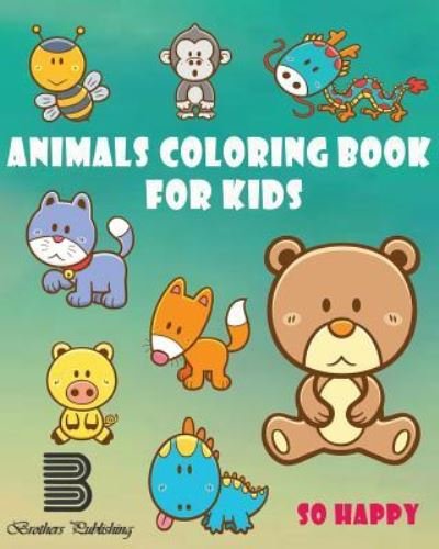 Cover for Coloring Book for Kids · Animals Coloring Book For Kids (Paperback Book) (2017)