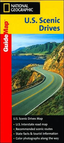 Cover for National Geographic Maps · U.s. Scenic Drives: Guide Map, Road Map &amp; Travel Guide (Landkarten) (2022)