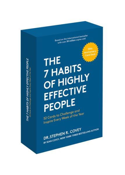 The 7 Habits of Highly Effective People: 30th Anniversary Card Deck - Stephen R. Covey - Livros - Mango Media - 9781642500264 - 18 de julho de 2019