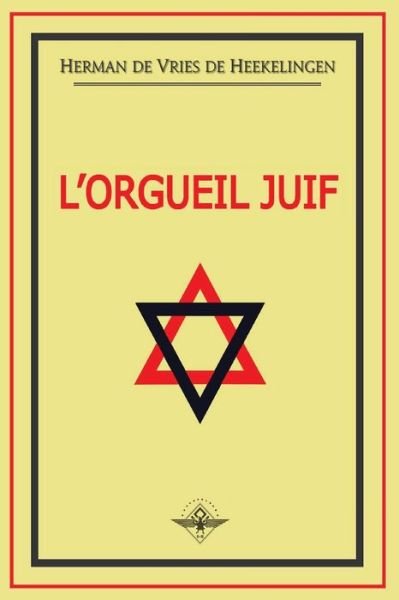 Cover for Herman De Vries De Heekelingen · L'orgueil juif (Paperback Book) (2019)