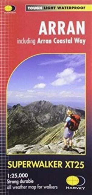 Cover for Harvey Map Services Ltd. · Arran: Including Arran Coastal Way (Superwalker) (Landkarten) (2020)