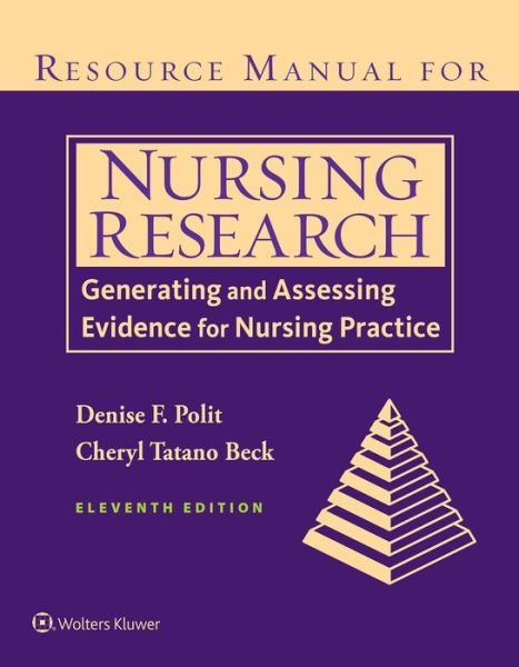 Cover for Denise Polit · Resource Manual for Nursing Research: Generating and Assessing Evidence for Nursing Practice (Taschenbuch) (2020)