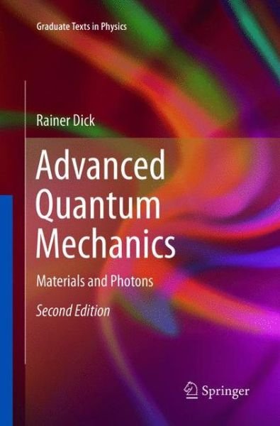 Cover for Dick · Advanced Quantum Mechanics (Book) (2018)