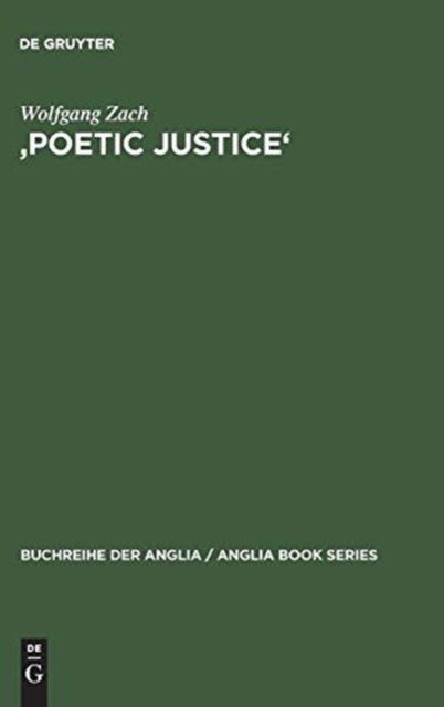 Cover for Wolfgang Zach · Poetic justice (Book) (1986)