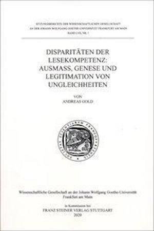 Cover for Gold · Disparitäten der Lesekompetenz: Au (Bog) (2020)