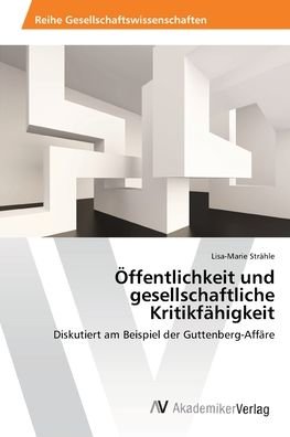 Cover for Strähle · Öffentlichkeit und gesellschaft (Book) (2012)