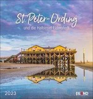 St. Peter-Ording und die Halbinsel Eiderstedt Postkartenkalender 2023 - Eiland - Merchandise - Eiland Kalender - 9783964022264 - March 22, 2022