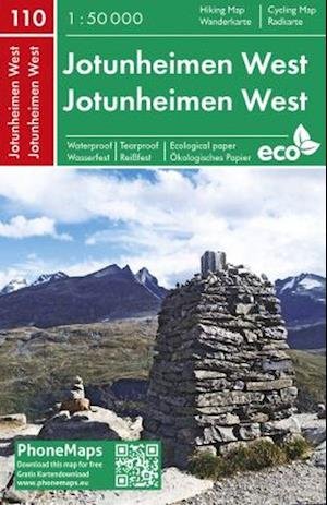 Cover for Freytag &amp; Berndt · Jotunheimen West Hiking &amp; Cycling Map (Buch) (2019)