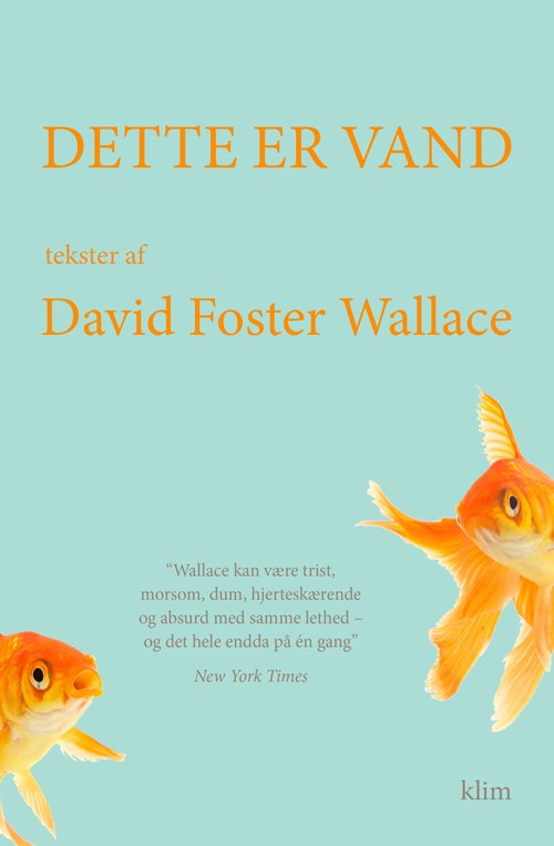 Cover for David Foster Wallace · Dette er vand (Sewn Spine Book) [1th edição] (2014)
