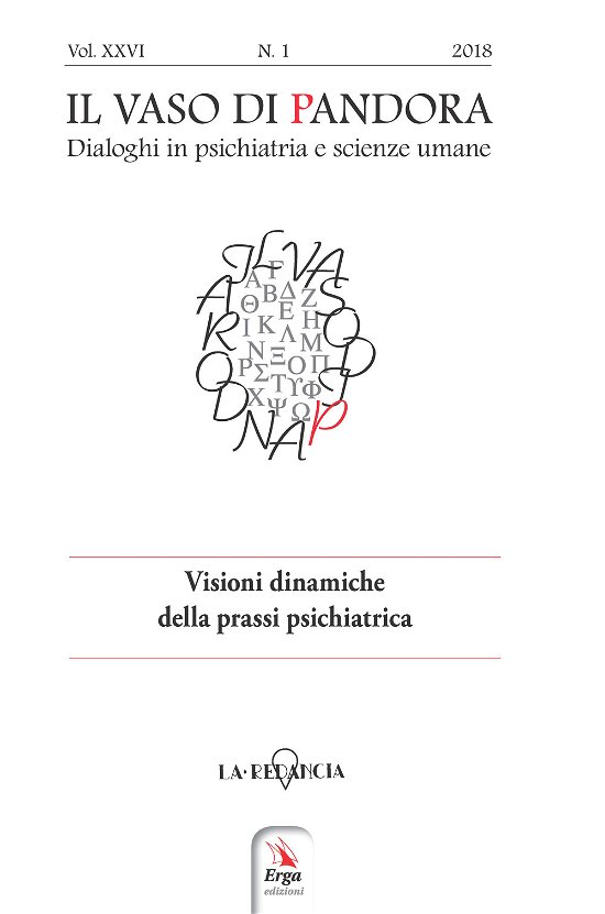 Cover for Aa.Vv. · Vaso Di Pandora Vol. Xxvi N. 1 - 2018 (Il) (Book)