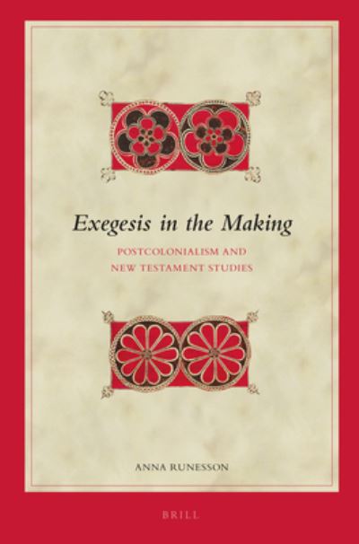 Cover for Anna Runesson · Exegesis in the Making (Paperback Book) (2018)