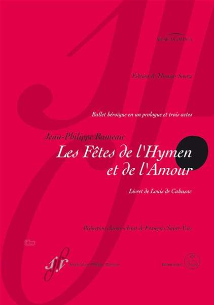 Cover for Rameau · Les Fêtes de lHymen et de lAmour (Book)