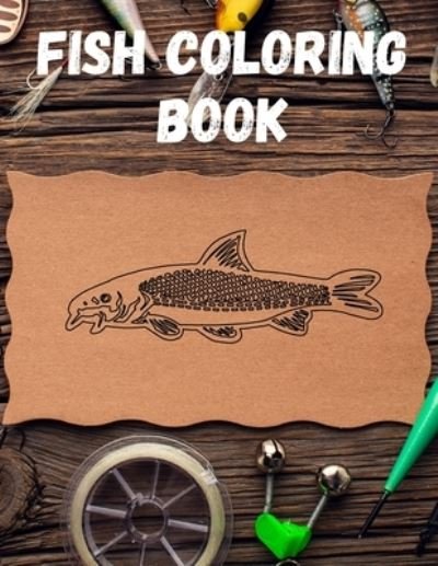 Cover for Mycoloringbook Edition · Fish Coloring Book (Paperback Bog) (2020)