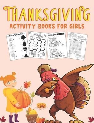 Cover for Farabeen Publication · Thanksgiving Activity Books for Girls (Pocketbok) (2020)