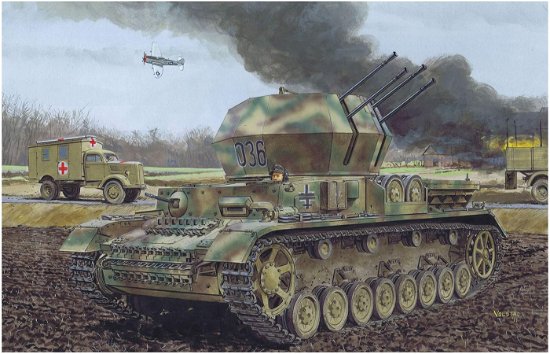 Cover for Dragon · 1/35 Flakpanzer Iv Ausf.g Wirbelwind Early Prod. ** (Leketøy)