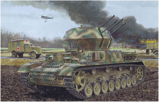 1/35 Flakpanzer Iv Ausf.g Wirbelwind Early Prod. ** - Dragon - Fanituote - Marco Polo - 0089195869265 - 