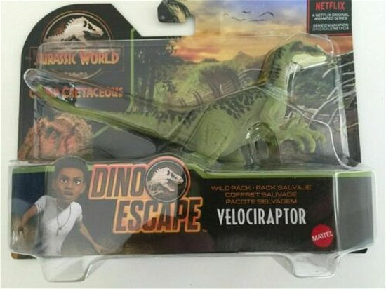 Cover for Mattel · Jurassic World Dino Escape - Velociraptor (Leksaker) (2022)