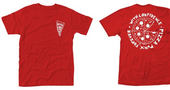 Cover for With Confidence · Pizza Punx Red (T-shirt) [size M] (2016)