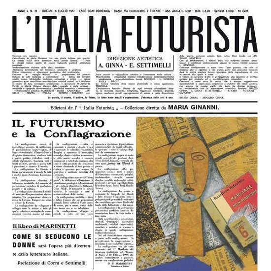 Futurism On The Gramophone - F.T. Marinetti - Música - SENSATIONAL - 0889397610265 - 11 de fevereiro de 2022