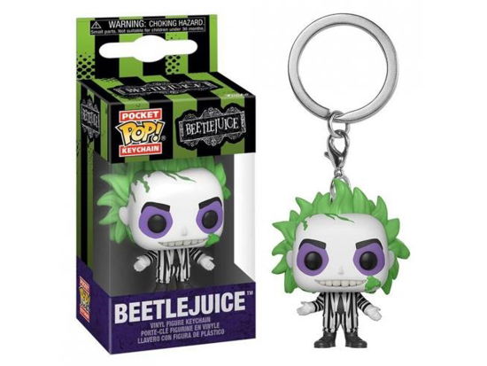 Beetlejuice: Funko Pop! Keychain · Beetlejuice Pocket POP! Vinyl Schlüsselanhänger 4 (Leksaker) (2024)