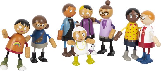 Small Foot · Bending dolls family with baby (Toys) (2024)