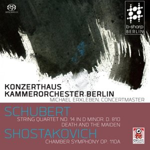 Cover for Konzerthaus Kammerorchester Berlin · String Quartet No.14/Chamber Symphony Op.110a (CD) (2015)