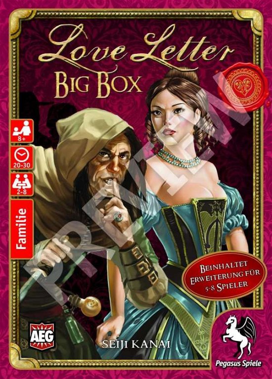 Cover for Pegasus Spiele · Love Letter Big Box (Spl)18214G (Bog) (2019)