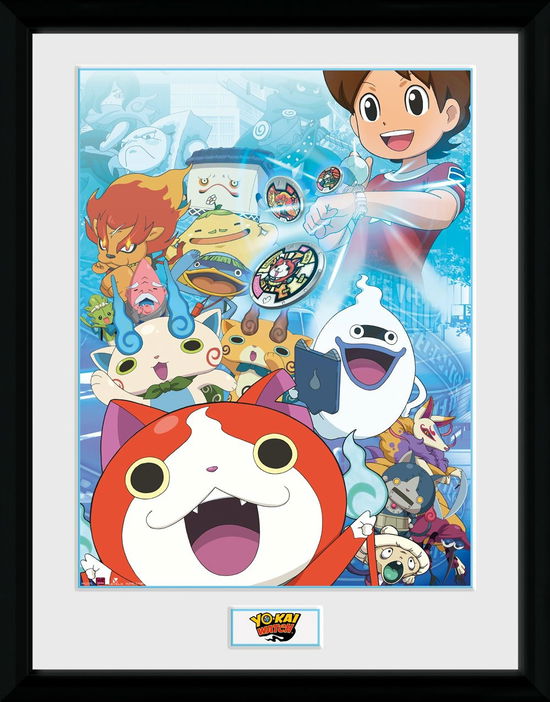 Cover for Yo-Kai Watch · Yo-Kai Watch - Key Art (Stampa In Cornice 30x40 Cm) (MERCH)