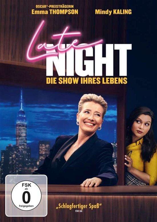 Cover for Emma Thompson,mindy Kaling,john Lithgow · Late Night-die Show Ihres Lebens (DVD) (2020)