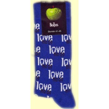 Cover for The Beatles · The Beatles Unisex Ankle Socks: Love Me Do (UK Size 7 - 11) (CLOTHES) [size M] [Blue - Unisex edition]