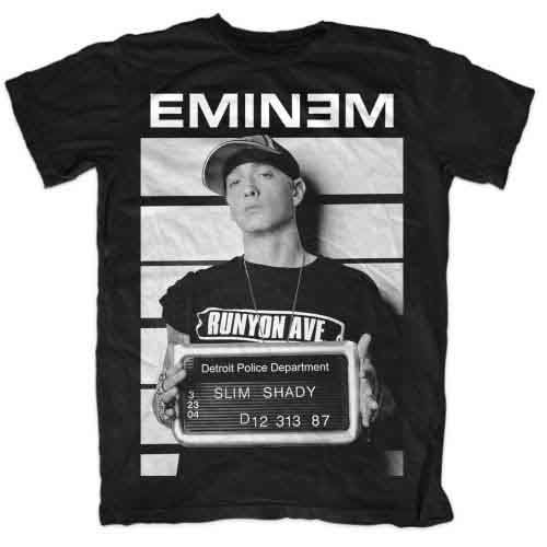 Cover for Eminem · Eminem Unisex T-Shirt: Arrest (T-shirt) [size L] [Black - Unisex edition] (2015)