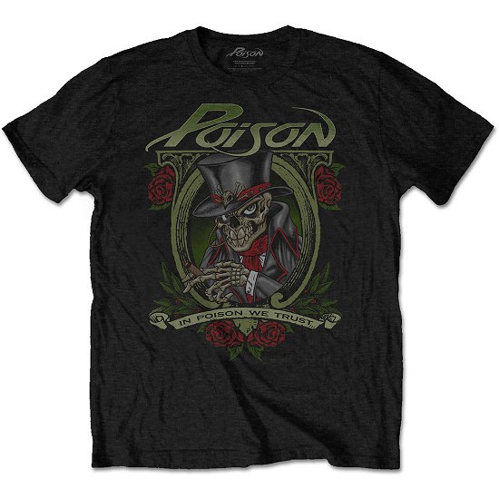 Cover for Poison · Poison Unisex T-Shirt: We Trust (T-shirt) [size S] [Black - Unisex edition]