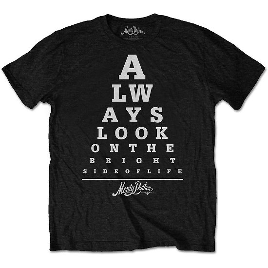 Cover for Monty Python · Monty Python Unisex T-Shirt: Bright Side Eye Test (T-shirt) [size S] [Black - Unisex edition]