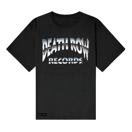 Cover for Death Row Records · Death Row Chrome Logo (Klær) [size M] [Black edition] (2021)
