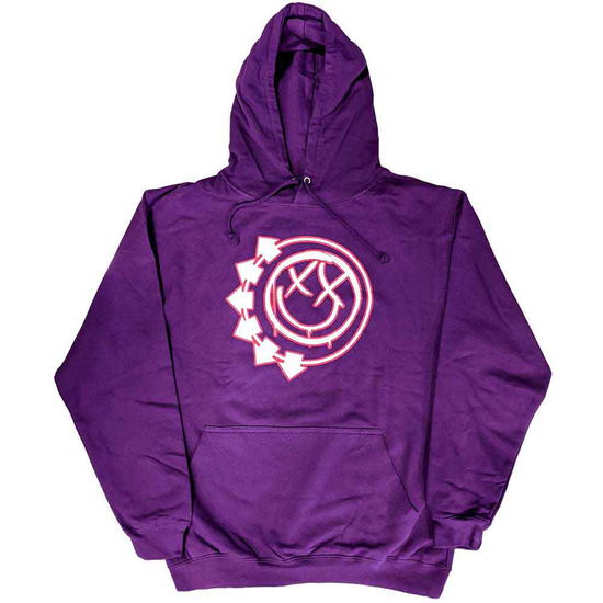 Blink-182 Unisex Pullover Hoodie: Six Arrow Smile - Blink-182 - Gadżety - - 5056561056265 - 27 października 2022