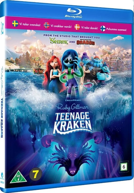 Cover for Dreamworks · Ruby Gillman And The Teenage Kraken (Bd) (Blu-ray) (2023)