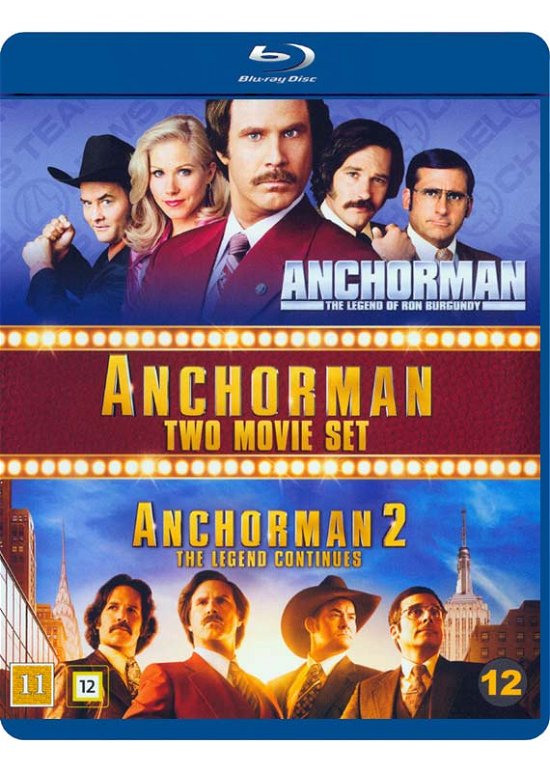 Anchorman / Anchorman 2 -  - Elokuva - PARAMOUNT - 7340112735265 - keskiviikko 1. maaliskuuta 2017