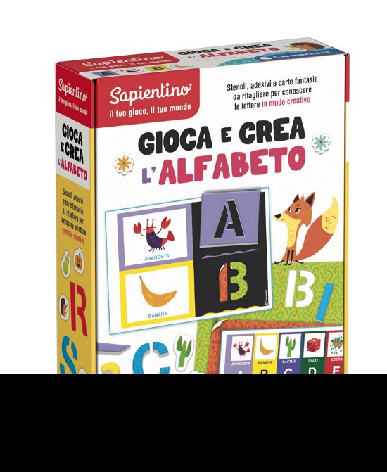 Cover for Clementoni · Clementoni Educativi Gioca E Crea : L'Alfabeto Made In Italy (MERCH)