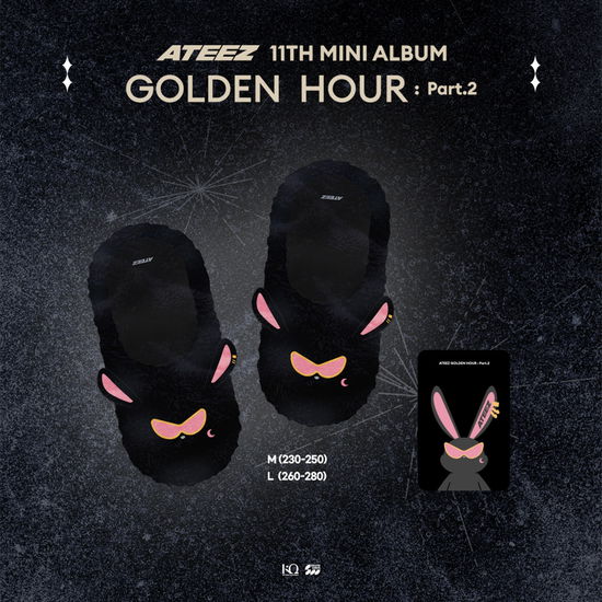 ATEEZ · Golden Hour pt.2 - MITO Fur Slippers (Hausschuhe) [size L] [Fur Slippers edition] [Size Large] (2024)