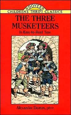 Cover for Alexandre Dumas · The Three Musketeers: In Easy-to-Read-Type - Children'S Thrift Classics (Paperback Book) [Abridged edition] (2003)