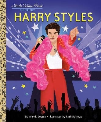 Cover for Wendy Loggia · Harry Styles: A Little Golden Book Biography (Bound Book) (2024)