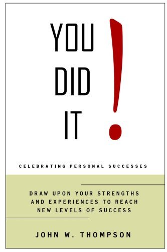 Cover for John Thompson · You Did It (Paperback Book) (2007)