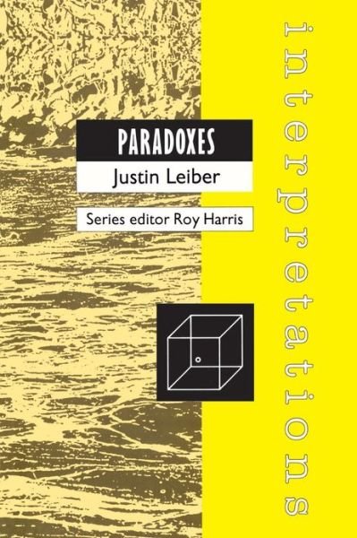 Cover for Justin Leiber · Paradoxes - Interpretations (Paperback Book) (1993)