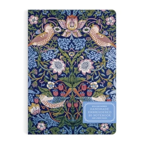 William Morris Strawberry Thief Handmade Embroidered B5 Journal - Galison - Annan - Galison - 9780735383265 - 10 oktober 2024