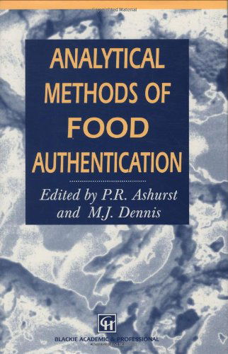 Cover for Philip R. Ashurst · Analytical Methods of Food Authentication (Hardcover Book) (1997)