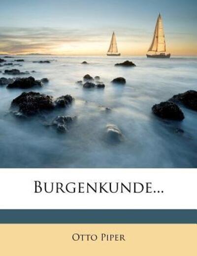 Cover for Piper · Burgenkunde... (Book)