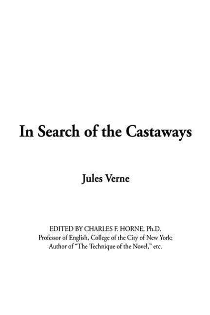 Cover for Jules Verne · In Search of the Castaways (Hardcover Book) (2002)