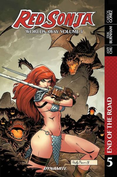 Cover for Amy Chu · Red Sonja Worlds Away Vol 05 End of Road - RED SONJA WORLDS AWAY TP (Paperback Book) (2021)