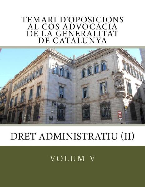 Cover for Aranzazu Colom Nart · Temari d'oposicions al Cos Advocacia de la Generalitat de Catalunya (Paperback Book) (2017)